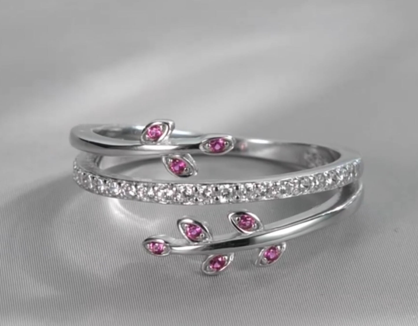 Argolla de Plata 925 con Zirconias
