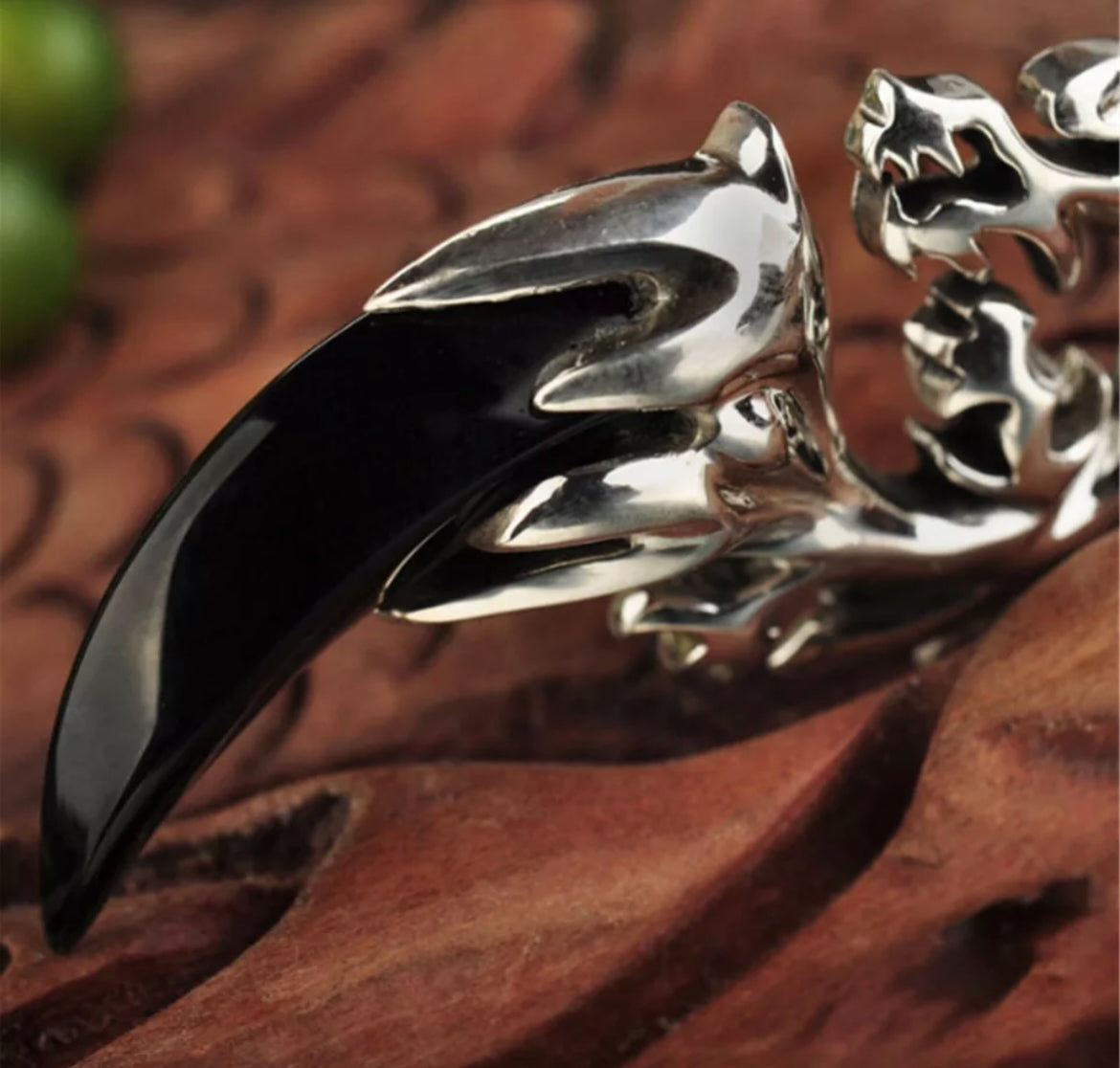 Dije de Onix Natural con Plata 925