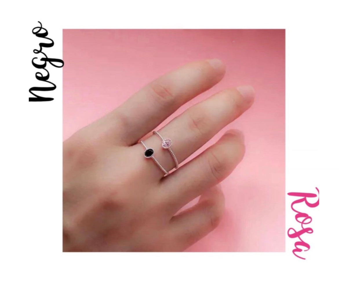 Anillo de Plata 925 con Zirconia modelo Minimalista