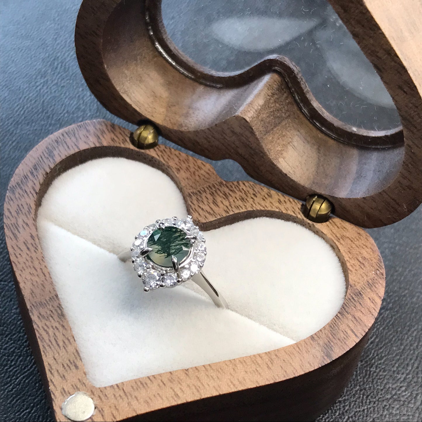 Anillo de Plata 925 con Agata Natural