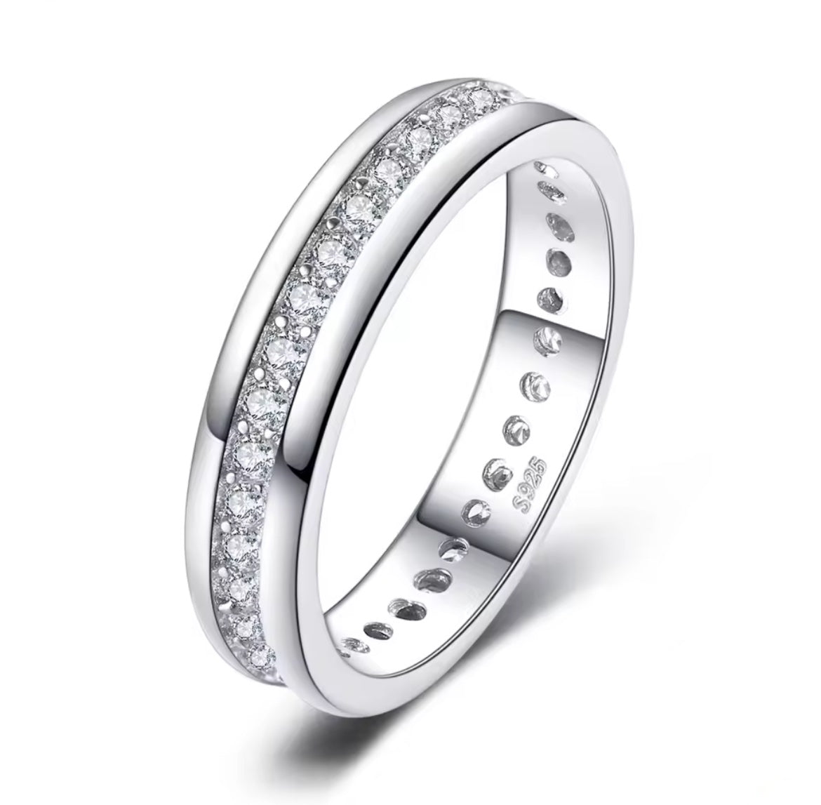 Argolla de Plata 925 con Zirconias