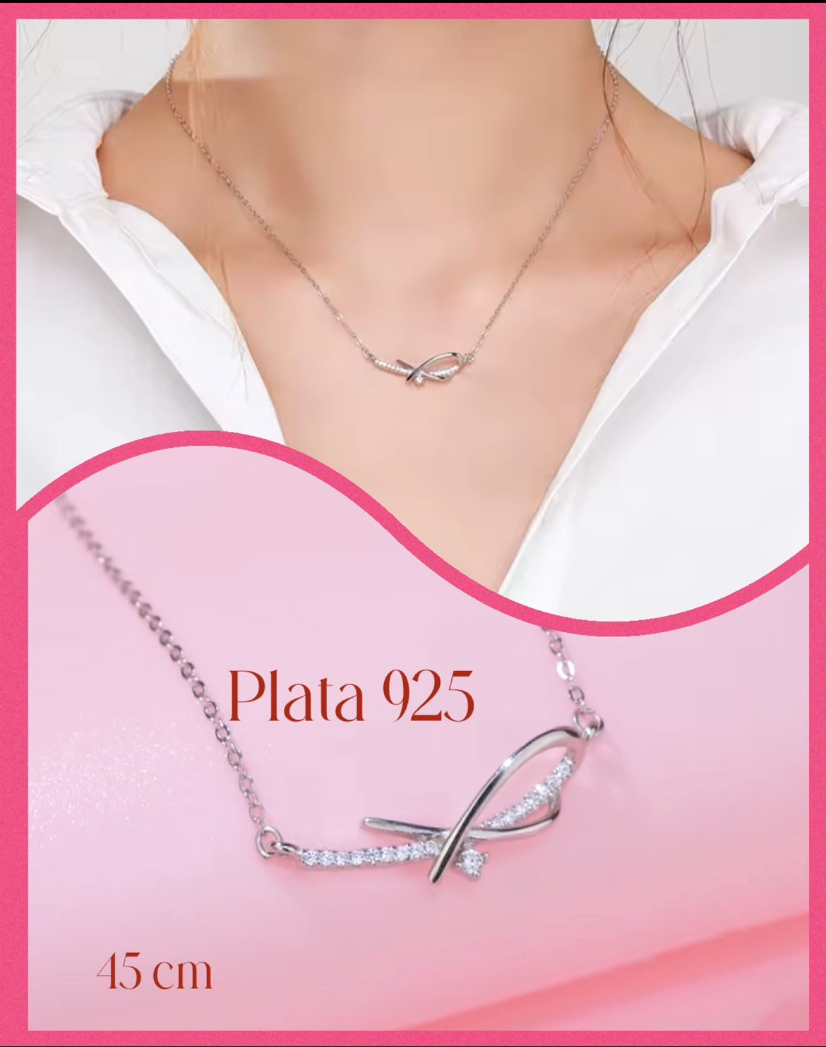 Collar de Plata 925 con Zirconias
