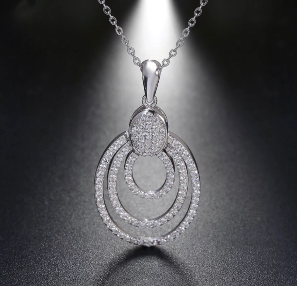 Aretes de Plata 925 con Zirconias