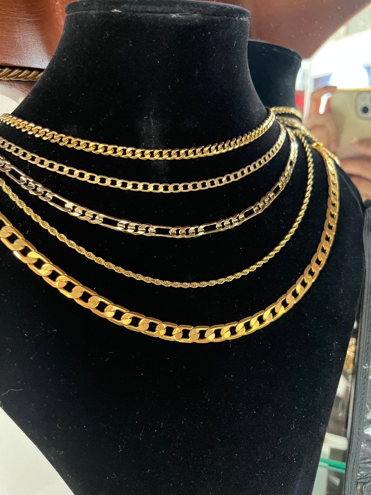 Cadena en Chapa de Oro de 18k