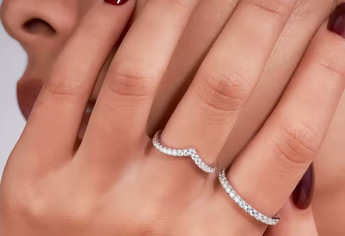 Anillo de Plata 925 con Zirconias
