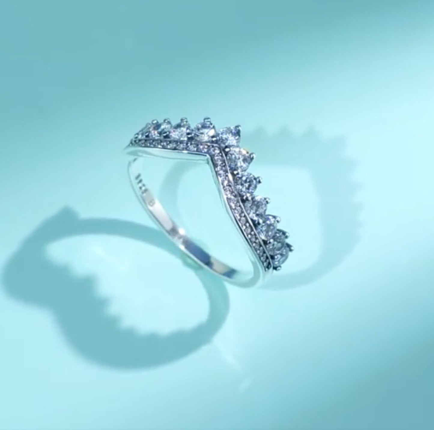 Anillo de Plata 925 con Zirconias