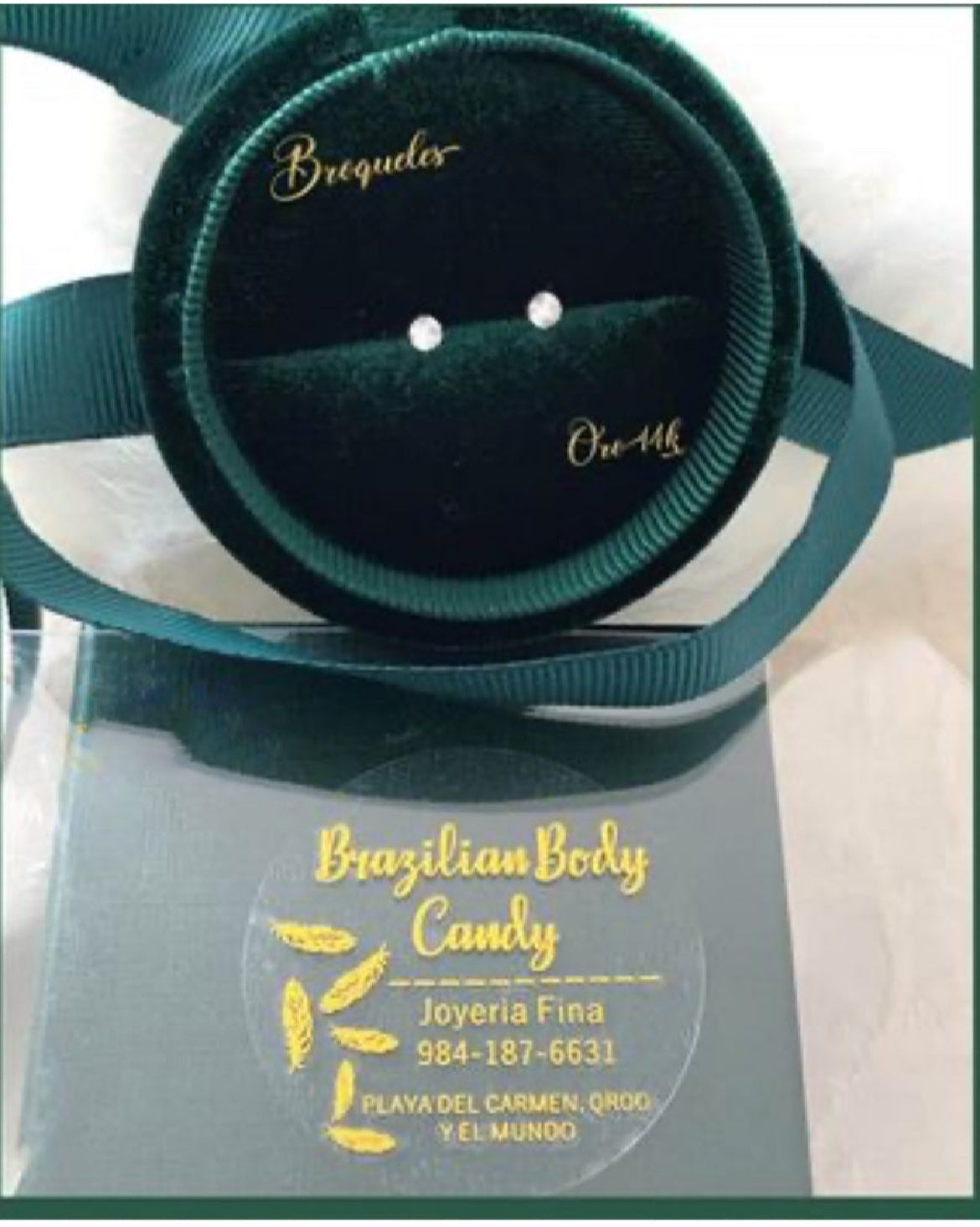 Broqueles de Oro de 14k