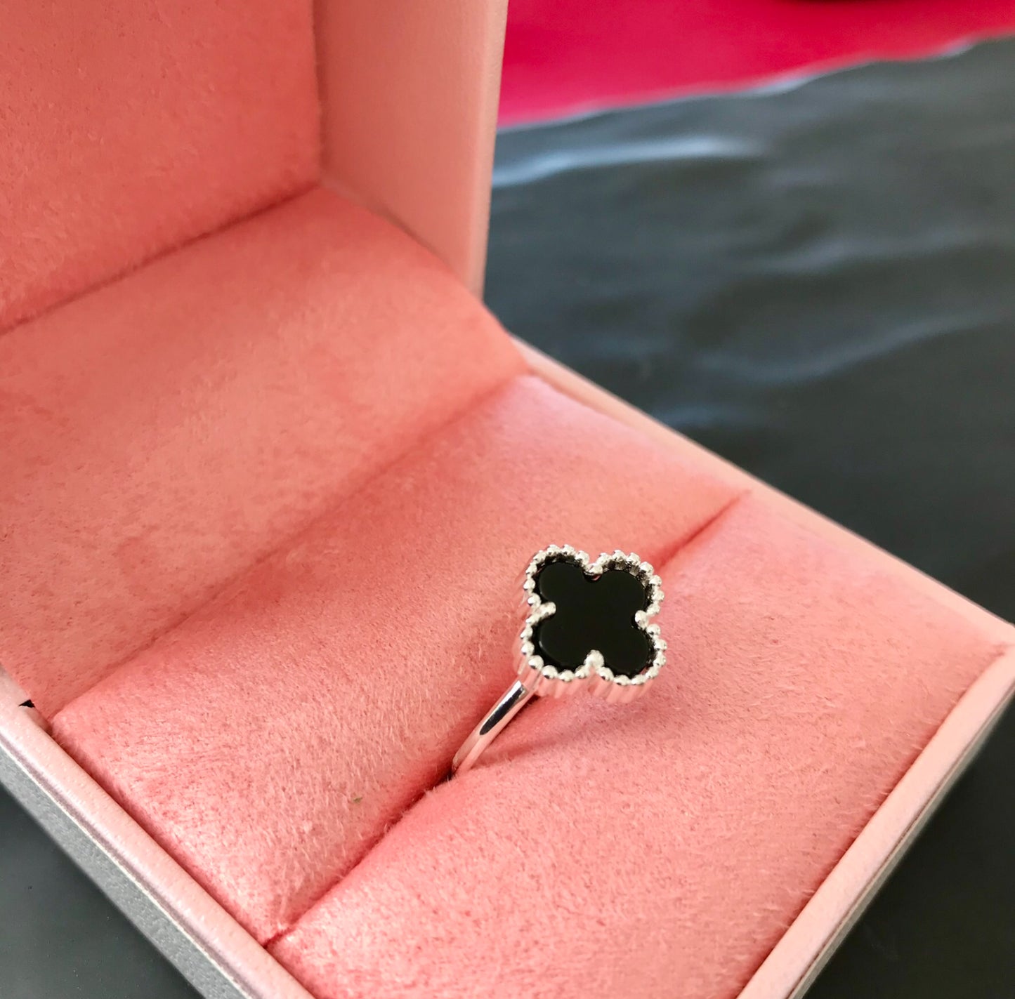 Anillo de Plata 925, Tipo V an Cleef, Ajustable