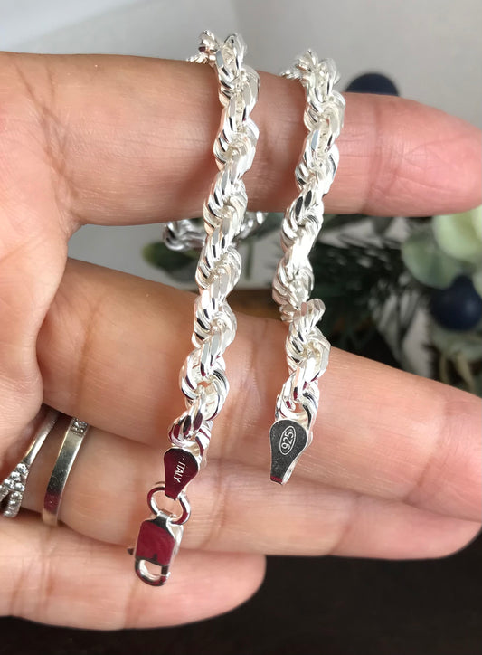 Pulsera Torsal Para Caballero de Plata 925 Italiana