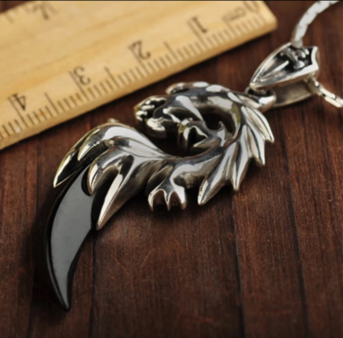 Dije de Onix Natural con Plata 925
