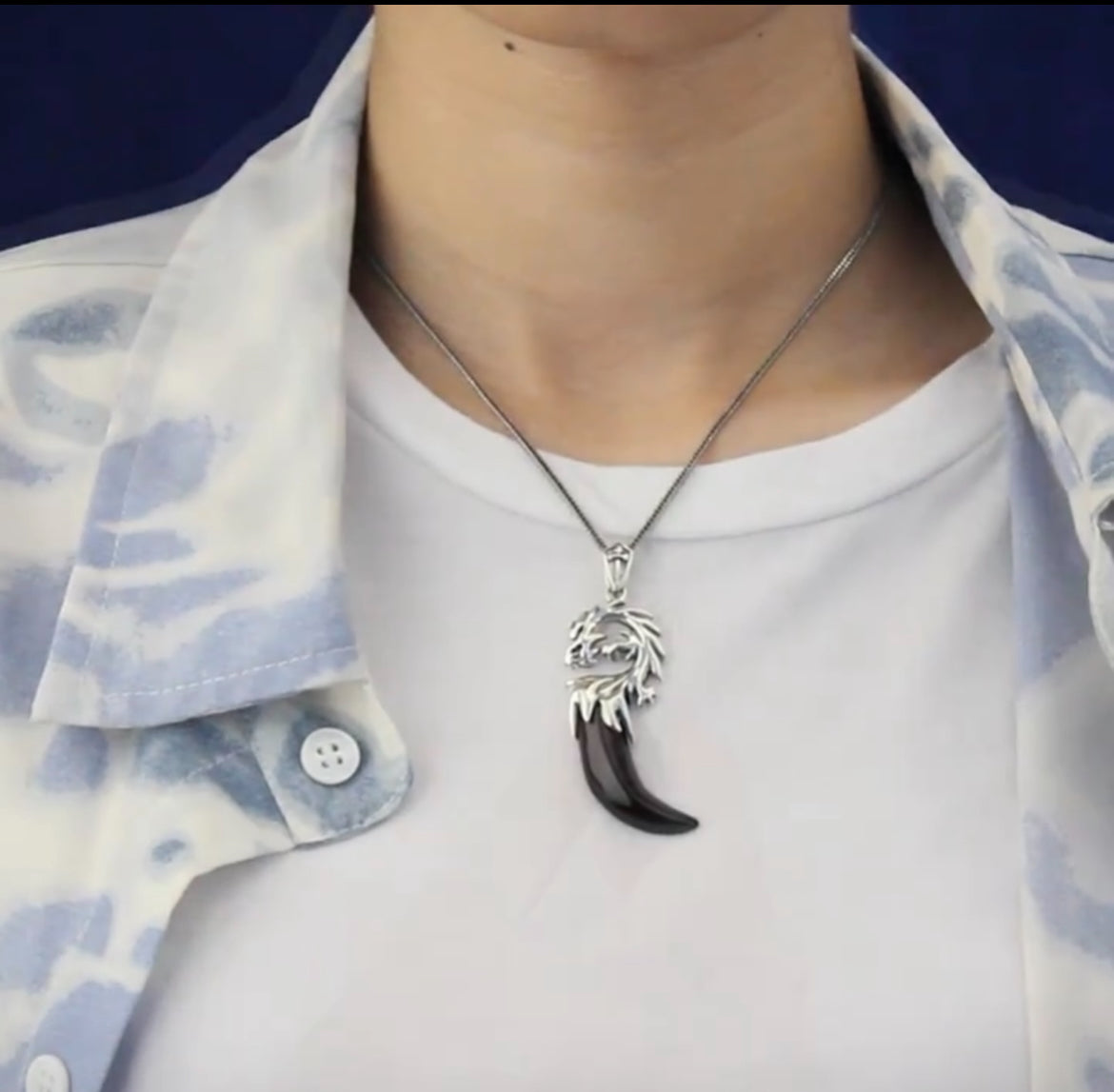 Dije de Onix Natural con Plata 925