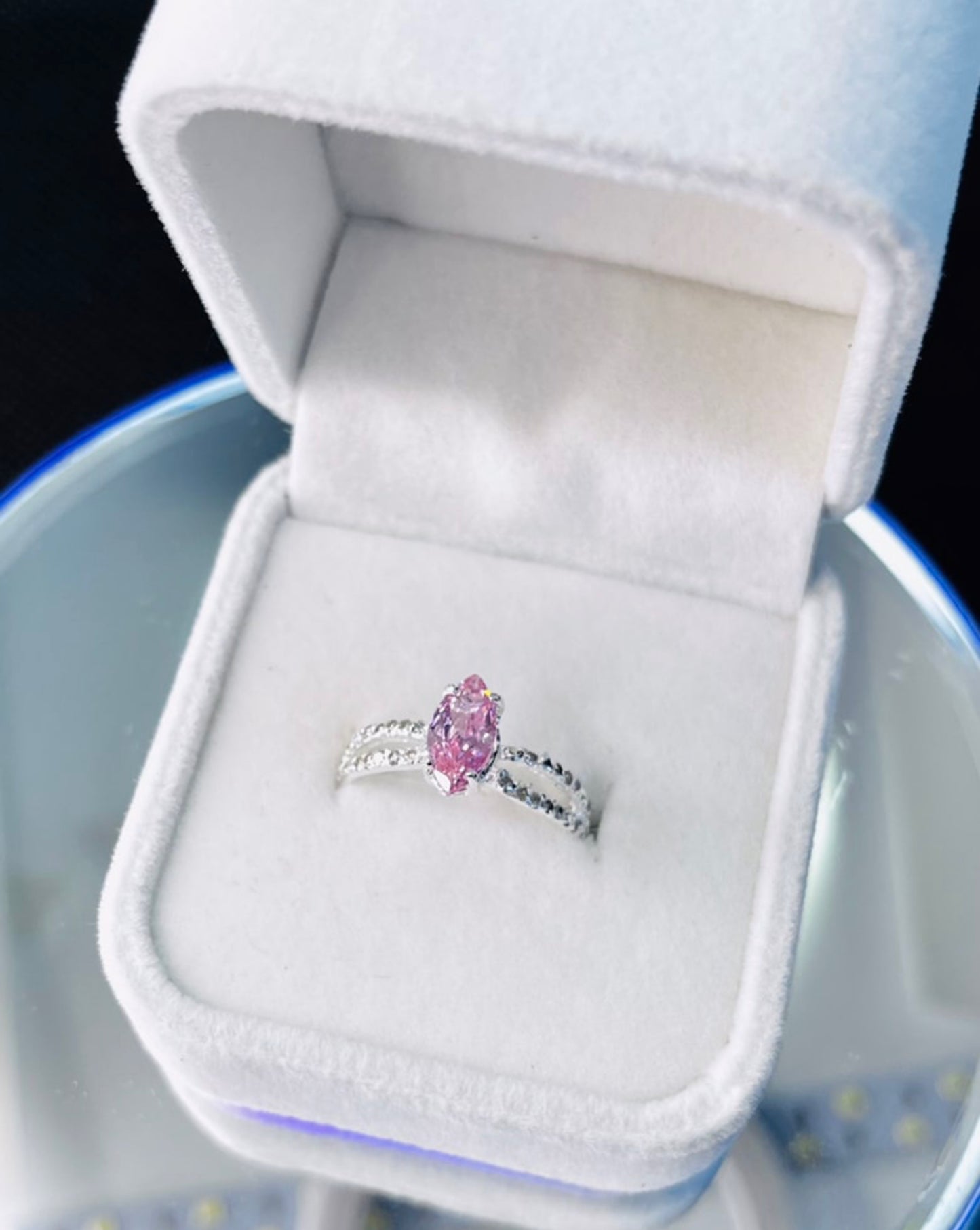 Anillo de Plata 925 corte Marquesa