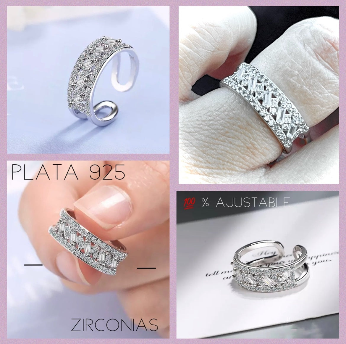 Argolla de Plata 925 Ajustable