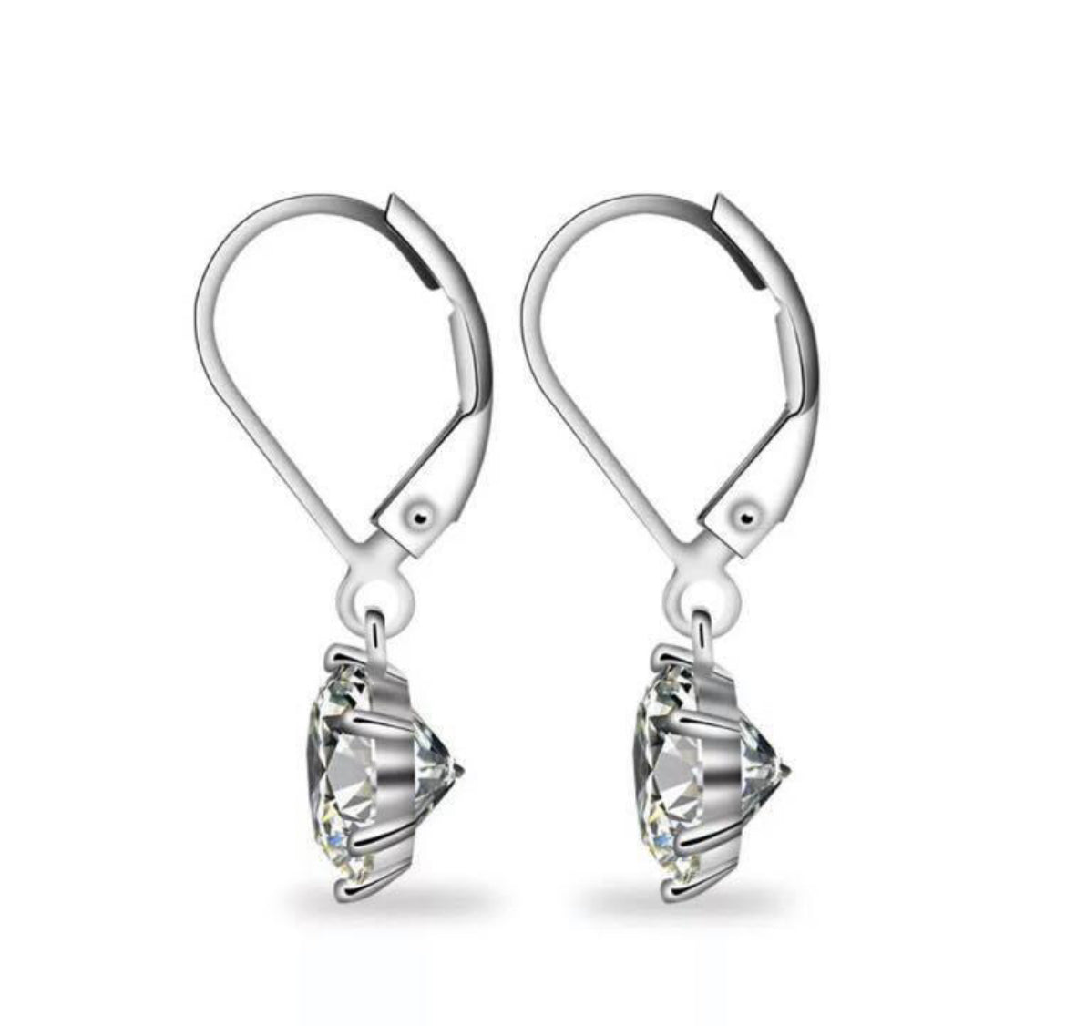 Aretes de Plata 925 con Zirconia