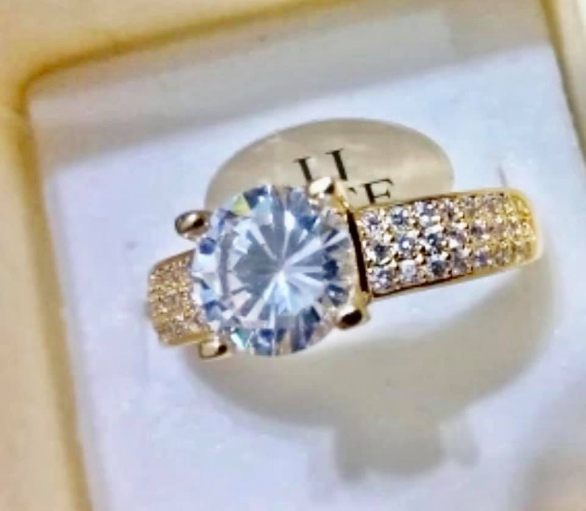 Anillo en Chapa de Oro 18k