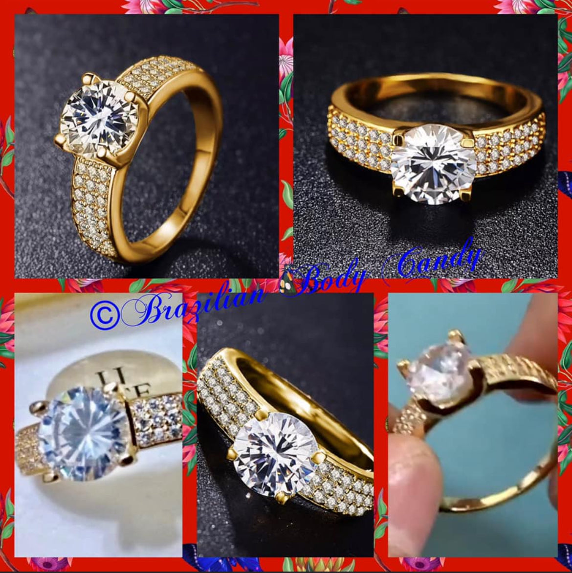 Anillo en Chapa de Oro 18k