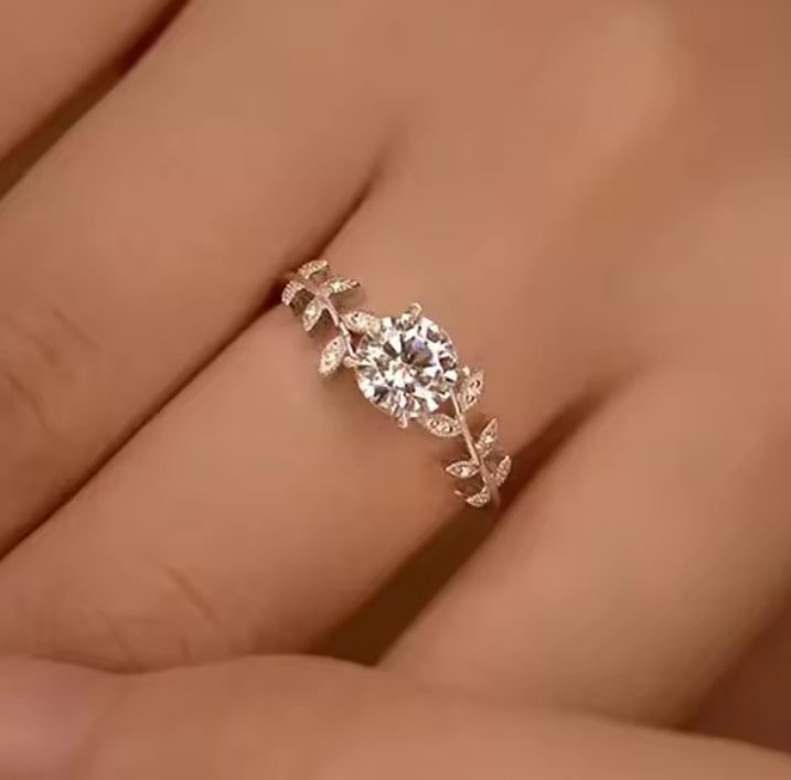 Anillo de Plata 925 con Zirconias