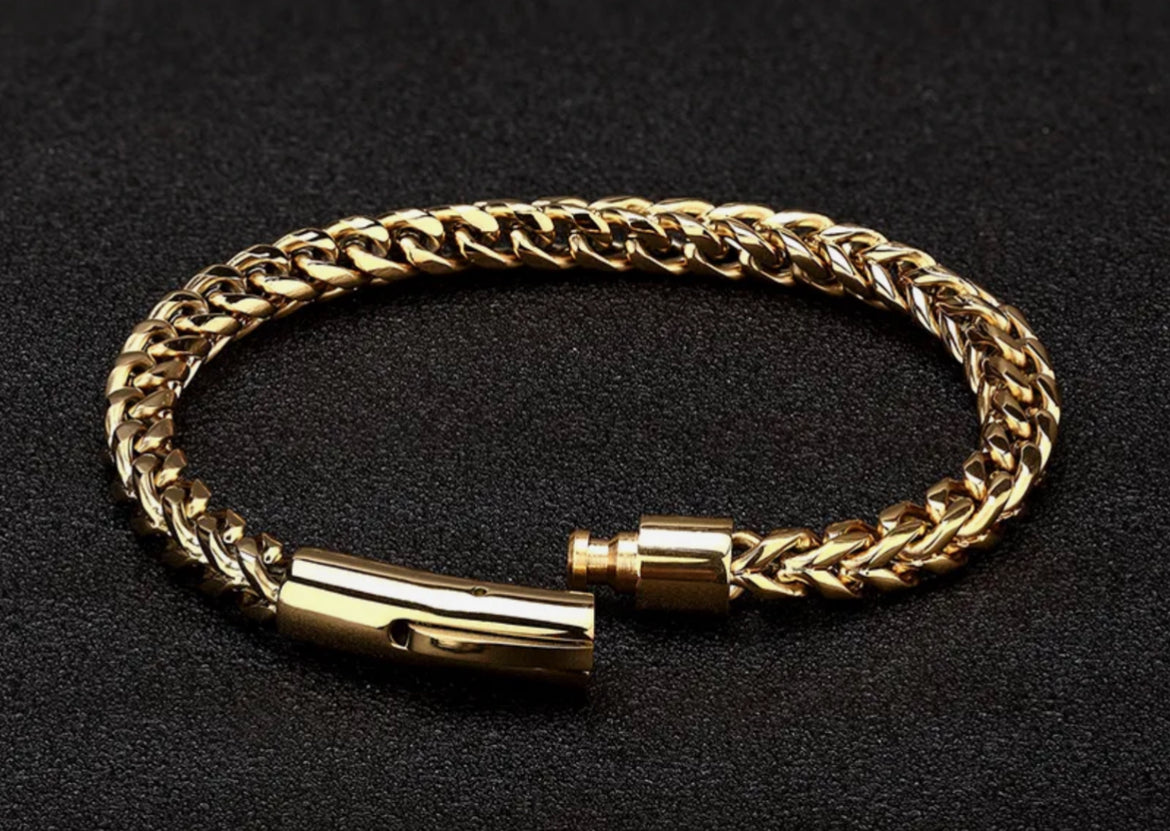 Pulsera Masculina de Acero Inoxidable