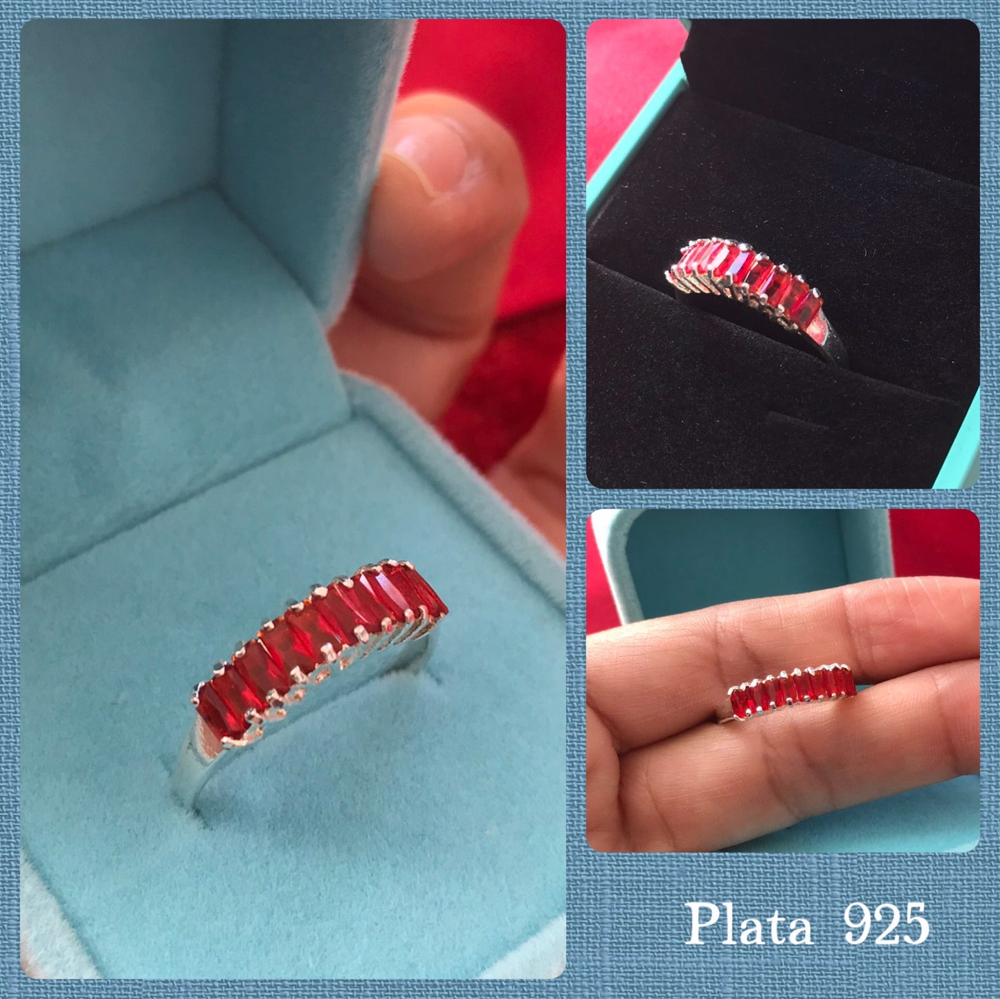 Churumbela (1/2) de Plata 925 con Zirconia