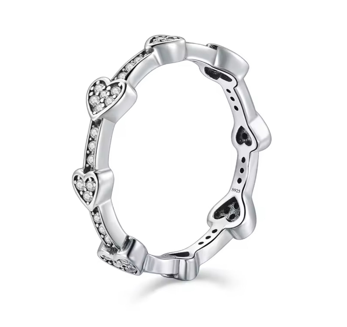 Churumbela de Plata 925, modelo Corazón