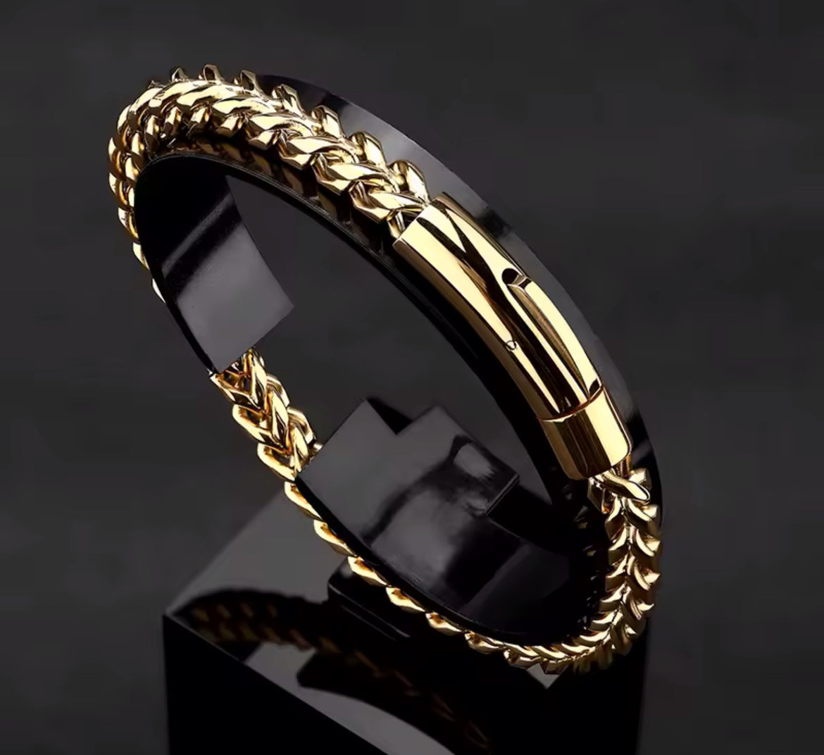 Pulsera Masculina de Acero Inoxidable