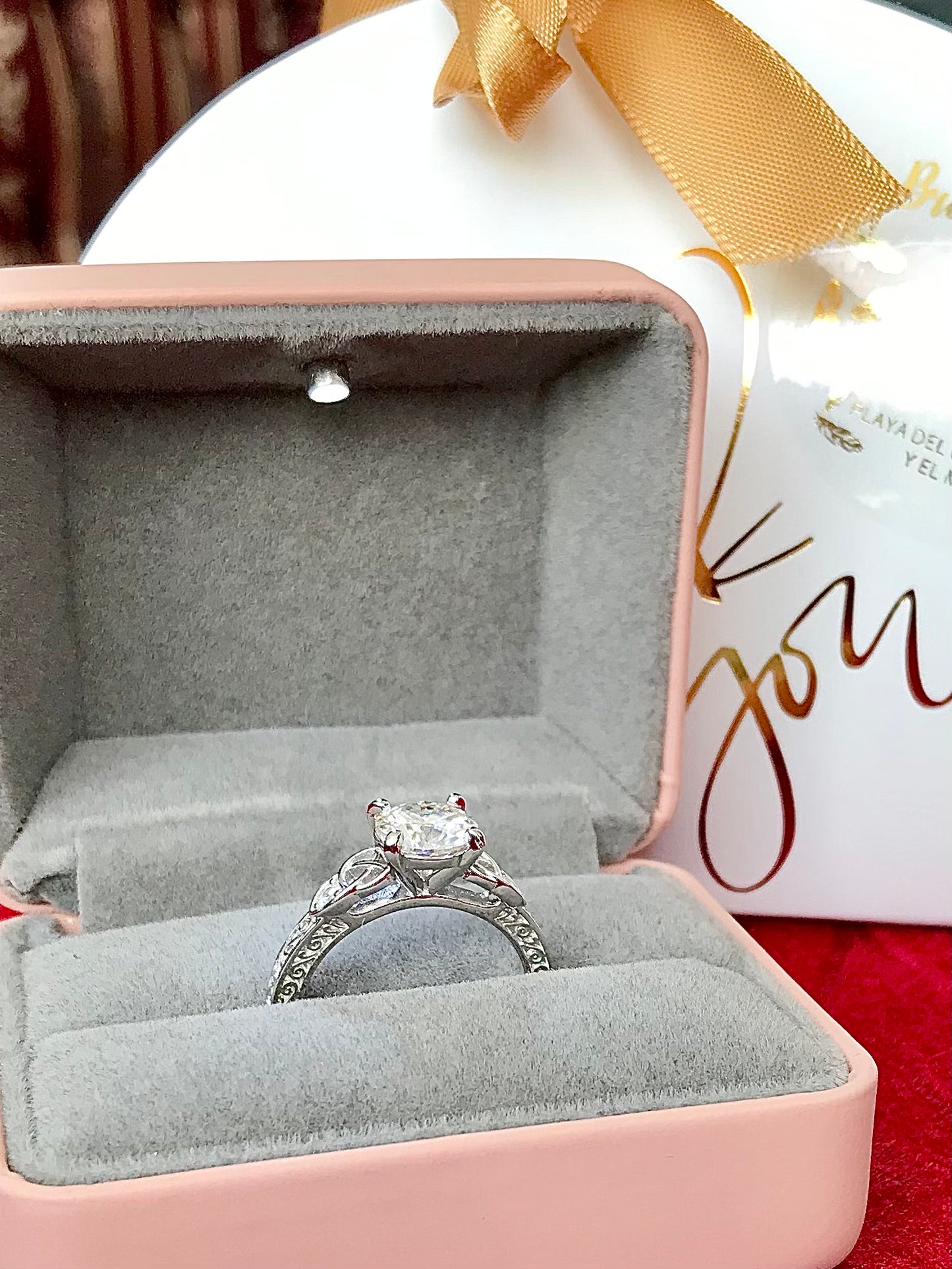 Anillo de Plata 925 con Moissanita Certificada