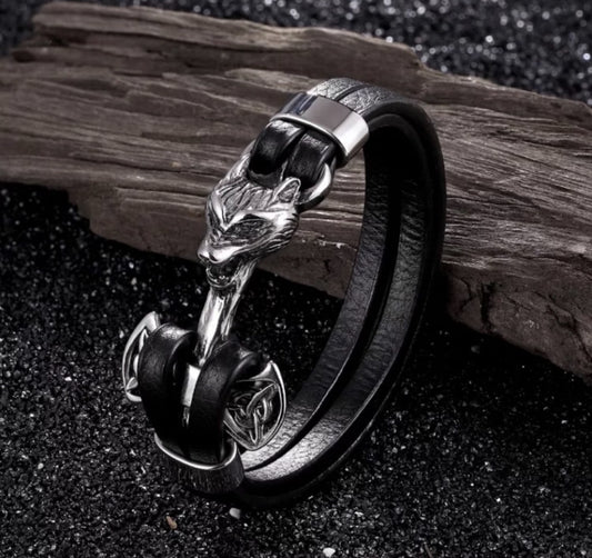 Pulsera Masculina con Broche en Acero Inoxidable