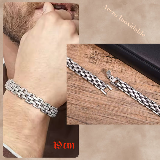 Pulsera de Acero Inoxidable modelo Masculino