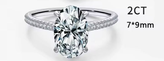 Anillo de Plata 925 con Zirconias