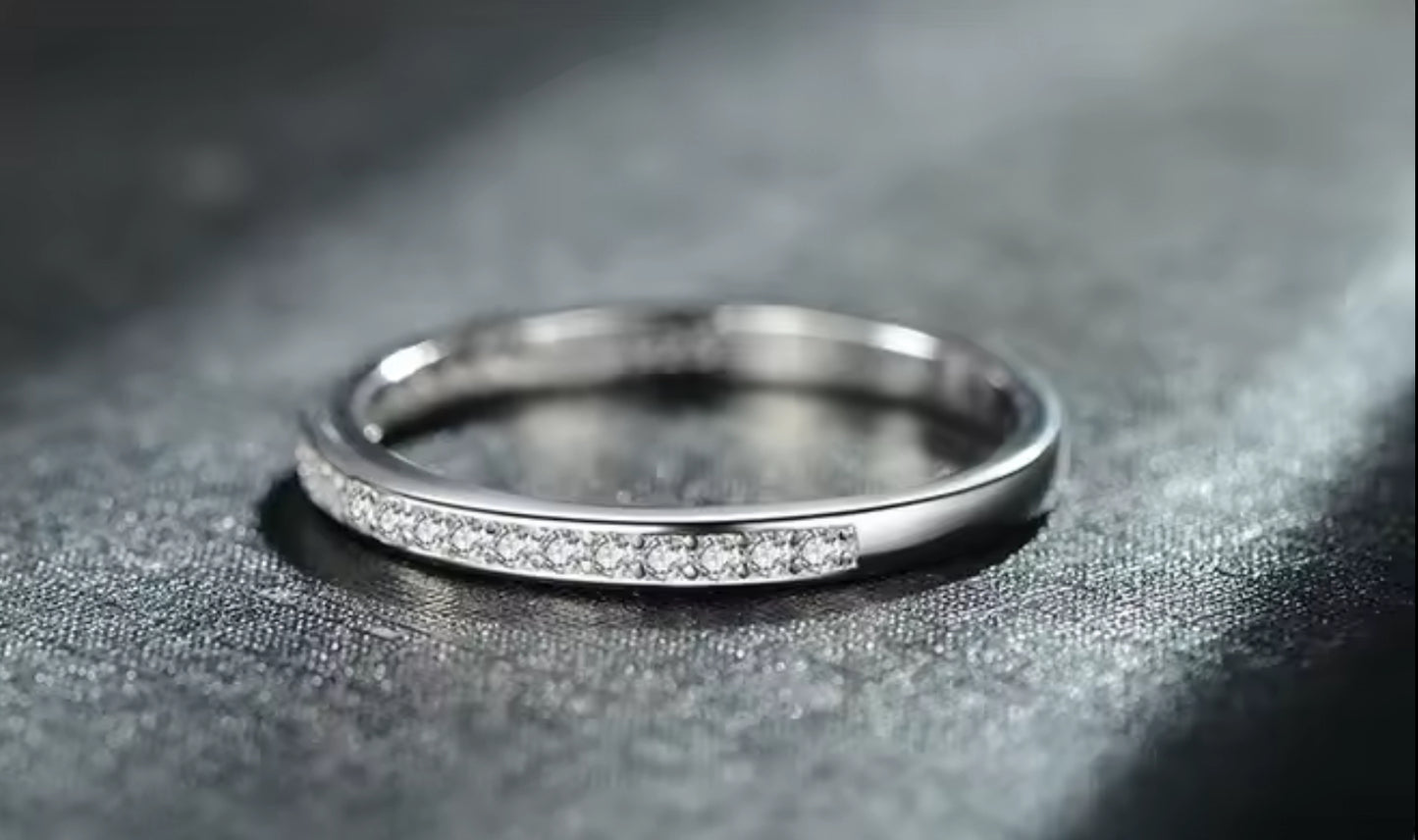Churumbela (1/2)de Plata 925 con Zirconias