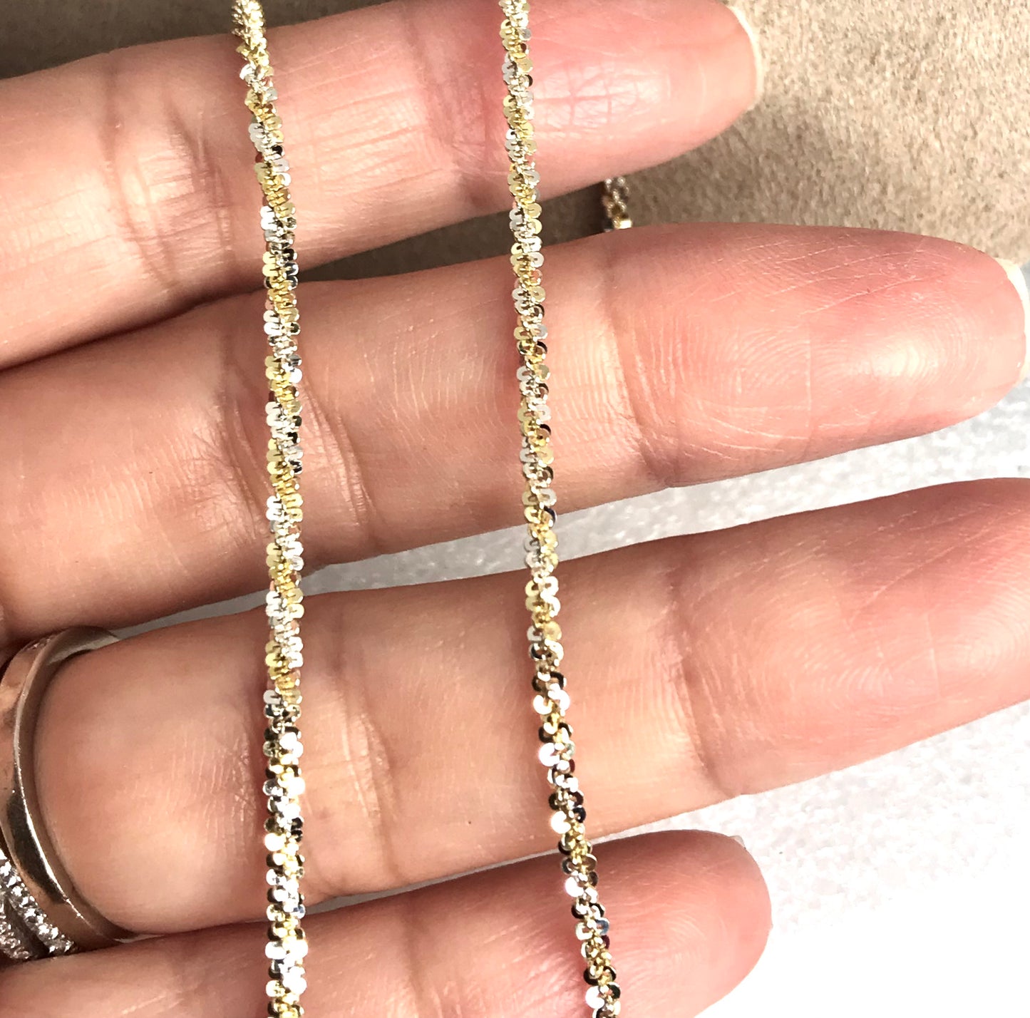 Cadena de Plata Italiana