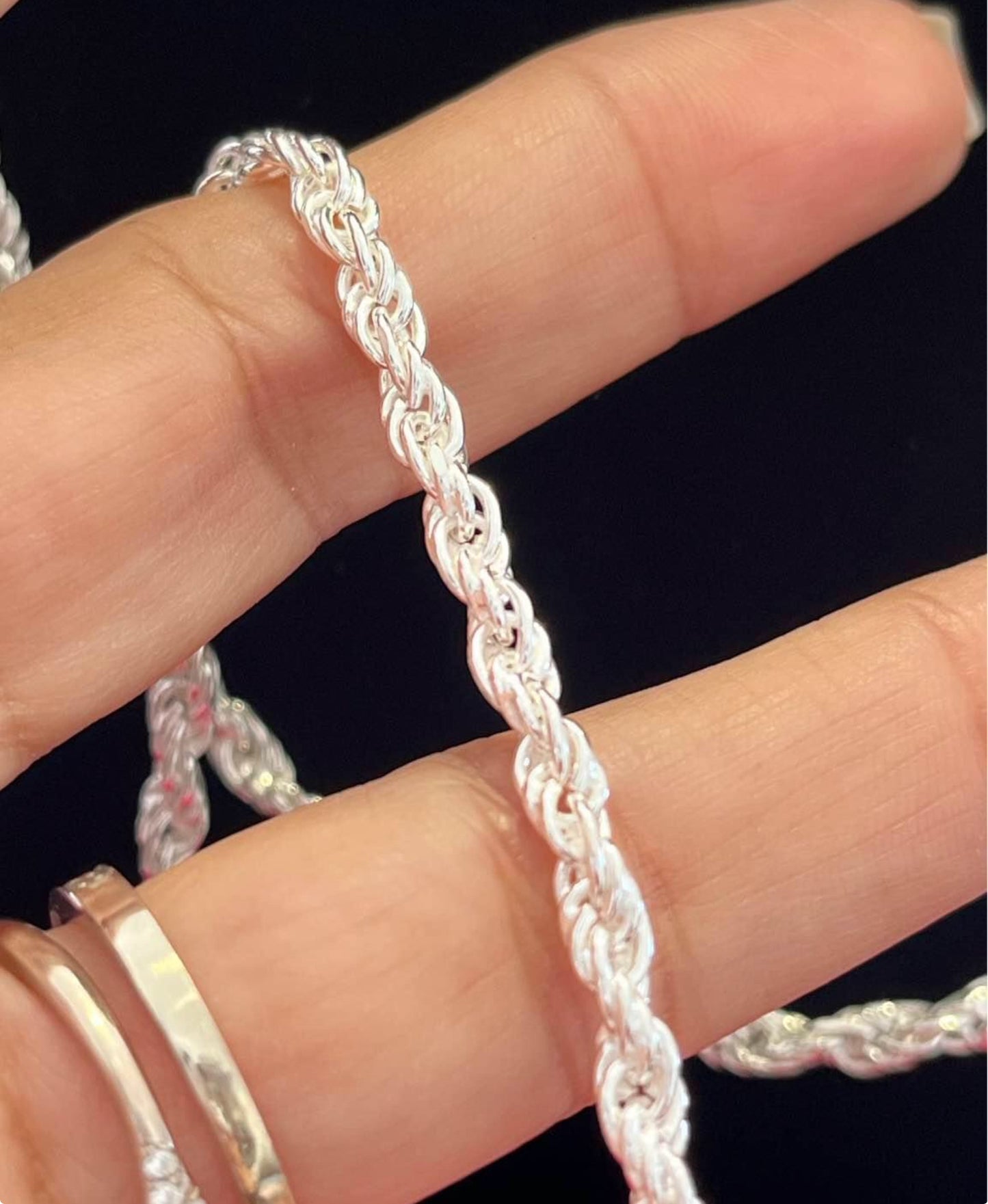 Cadena de Plata 925, Torsal de 60 cm