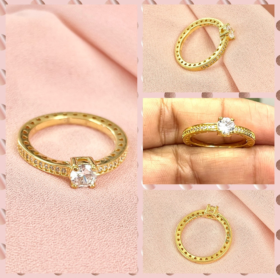 Anillo en Chapa de Oro 18k