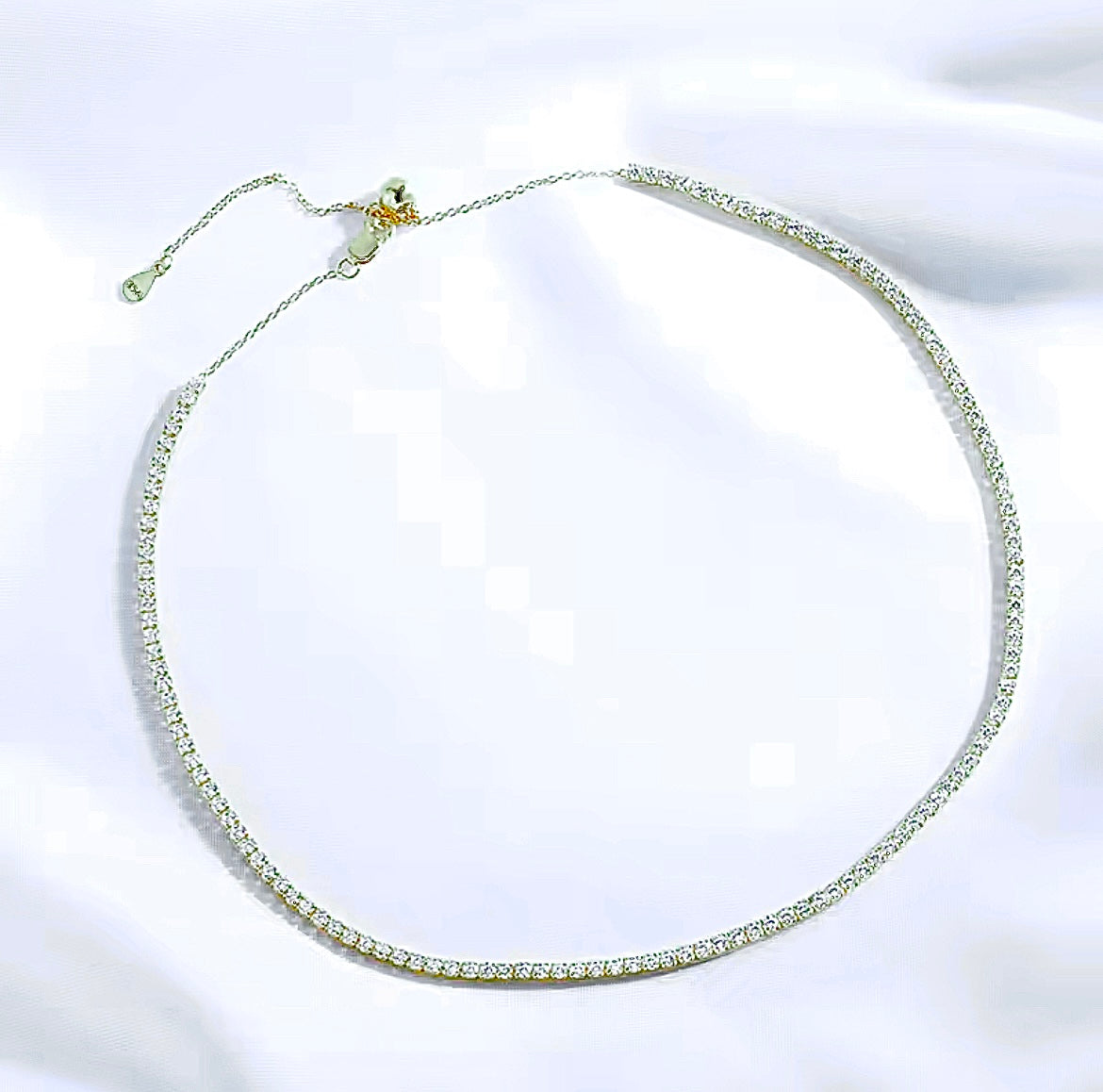 Gargantilla de Plata 925 con Zirconias