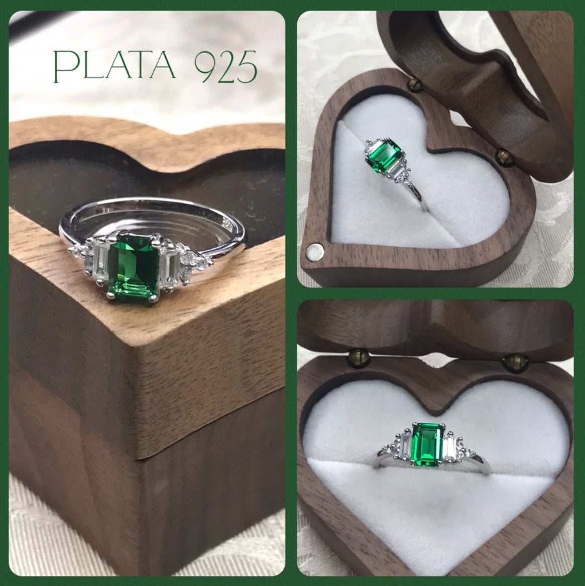 Anillo de Plata 925 con Zirconias
