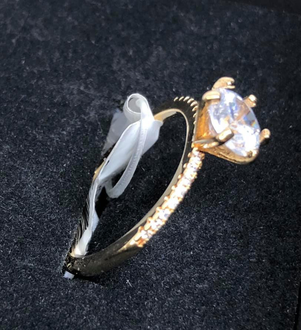 Anillo en Chapa de Oro 18k