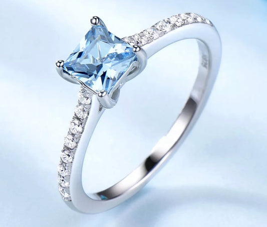 Anillo de Plata 925 con Nano Topacio
