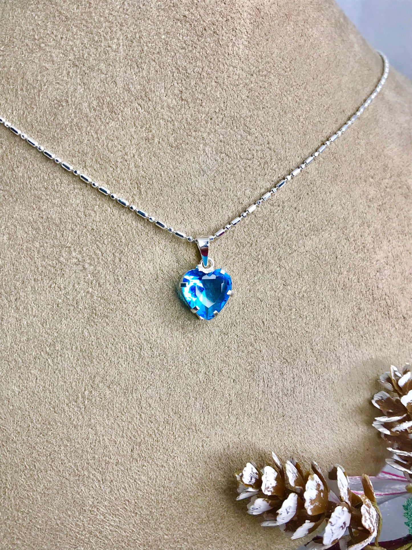 Cadena con Dije de Plata 925 modelo Corazón