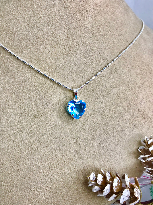 Cadena con Dije de Plata 925 modelo Corazón