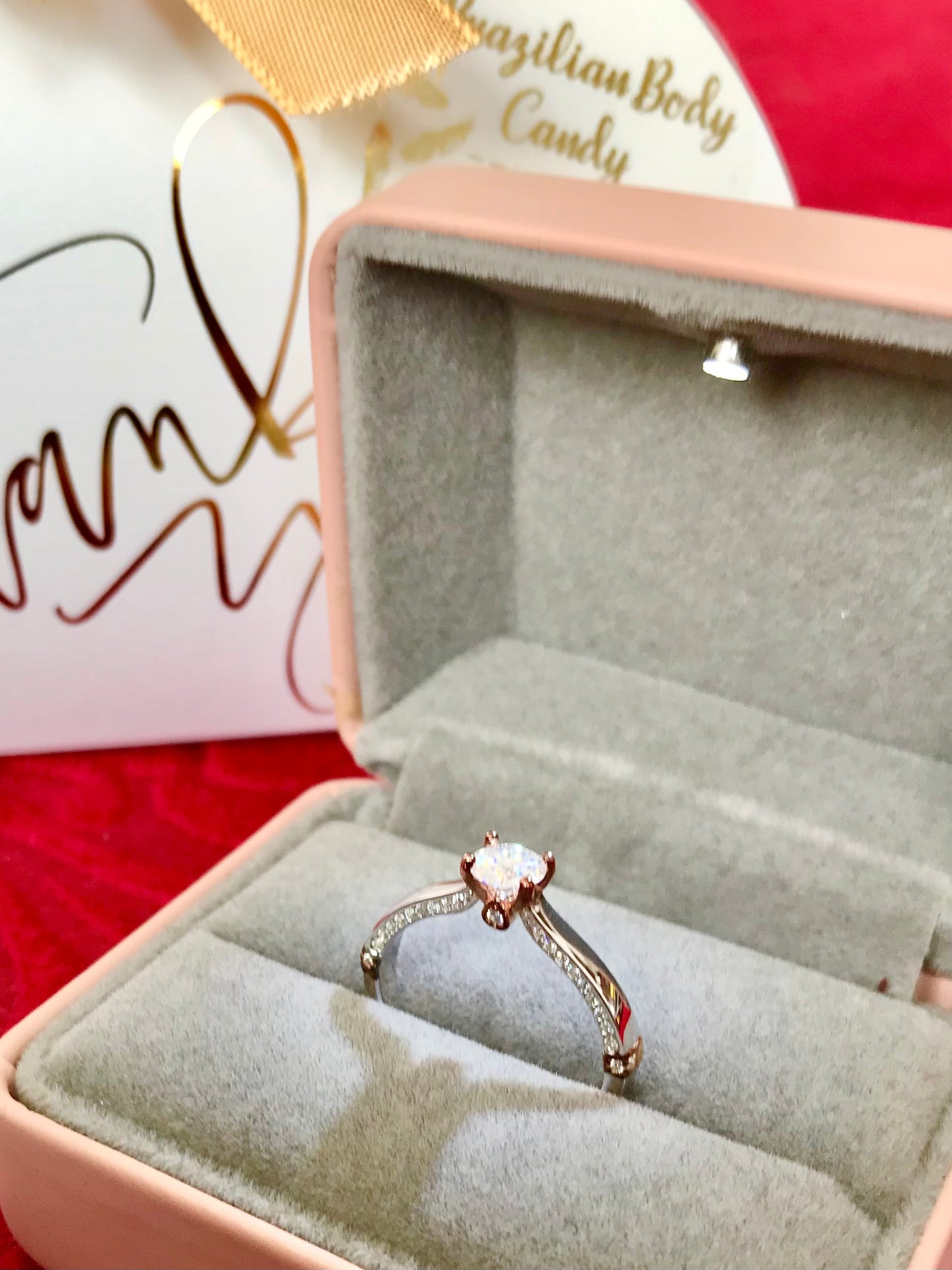 Anillo de Plata 925 con Moissanita Certificada y Zirconia