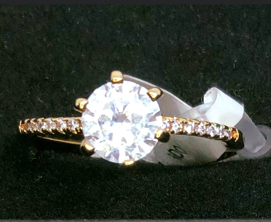 Anillo en Chapa de Oro 18k
