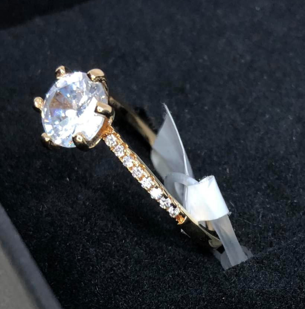 Anillo en Chapa de Oro 18k