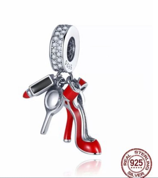 Dije / Charm de Plata 925 modelo Zapatilla