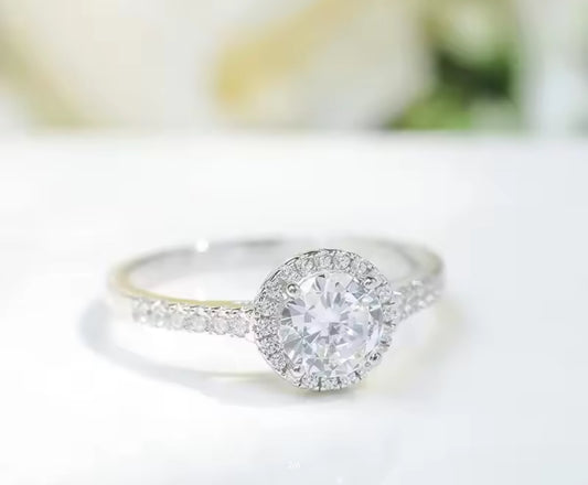 Anillo de Plata 925 con Zirconias