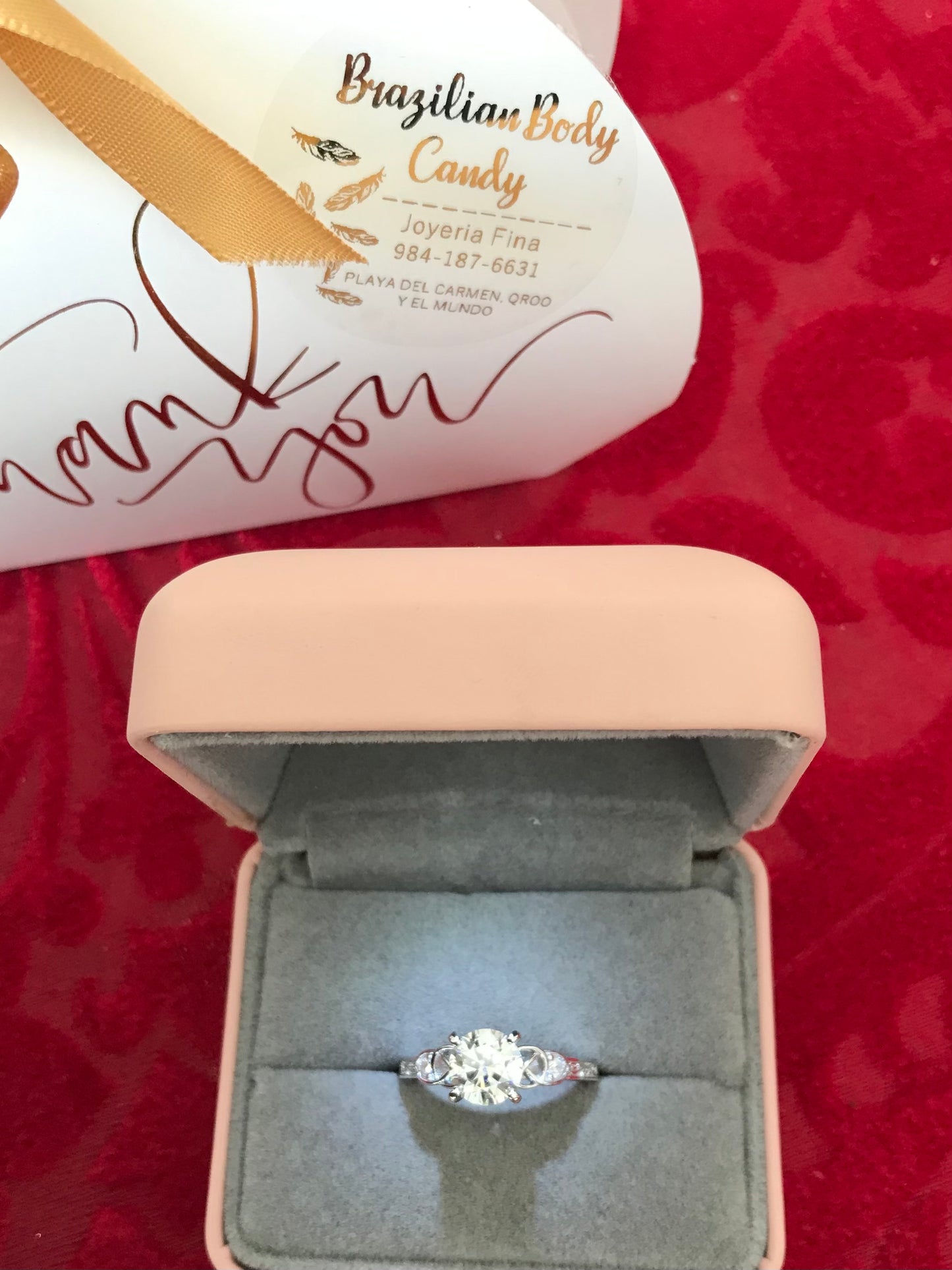 Anillo de Plata 925 con Moissanita Certificada