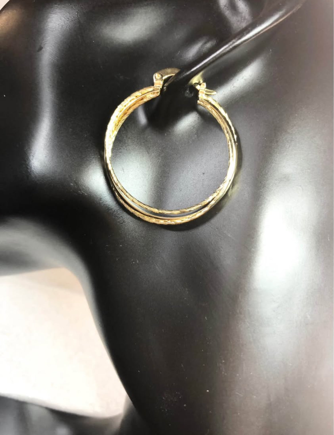 Arracadas en Chapa de Oro 18k