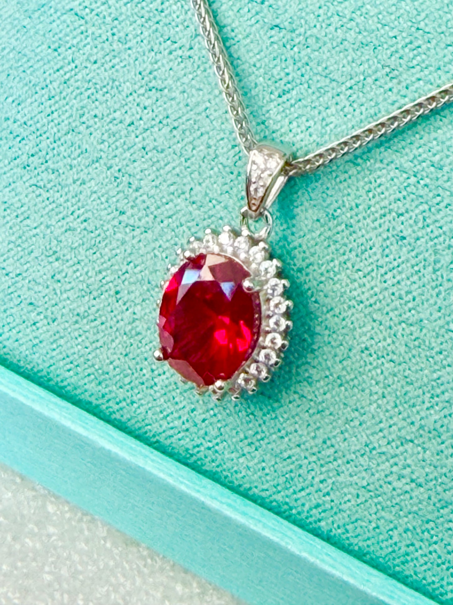 Dije con Cadena de Plata 925, estilo Espiga
