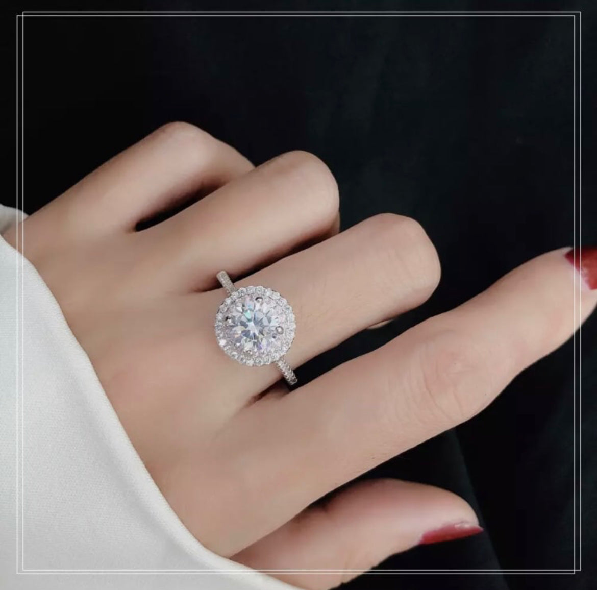 Anillo de Plata 925 con Zirconias