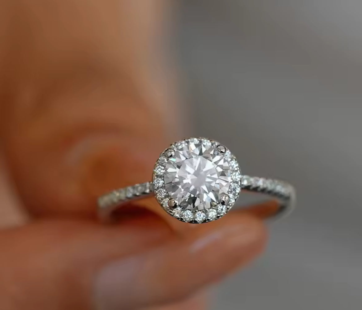 Anillo de Plata 925 con Zirconias