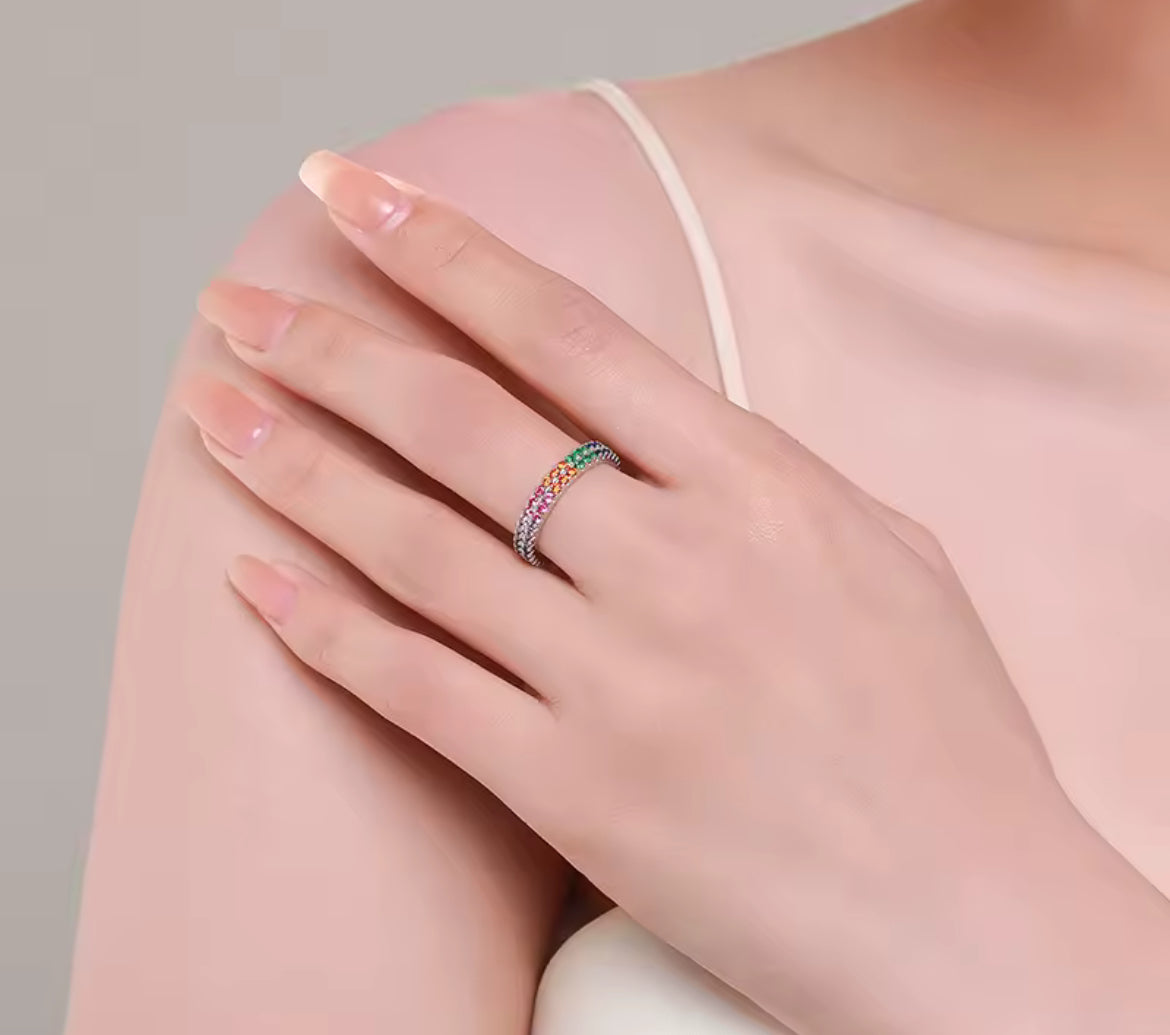 Churumbela de Plata 925 con Zirconias